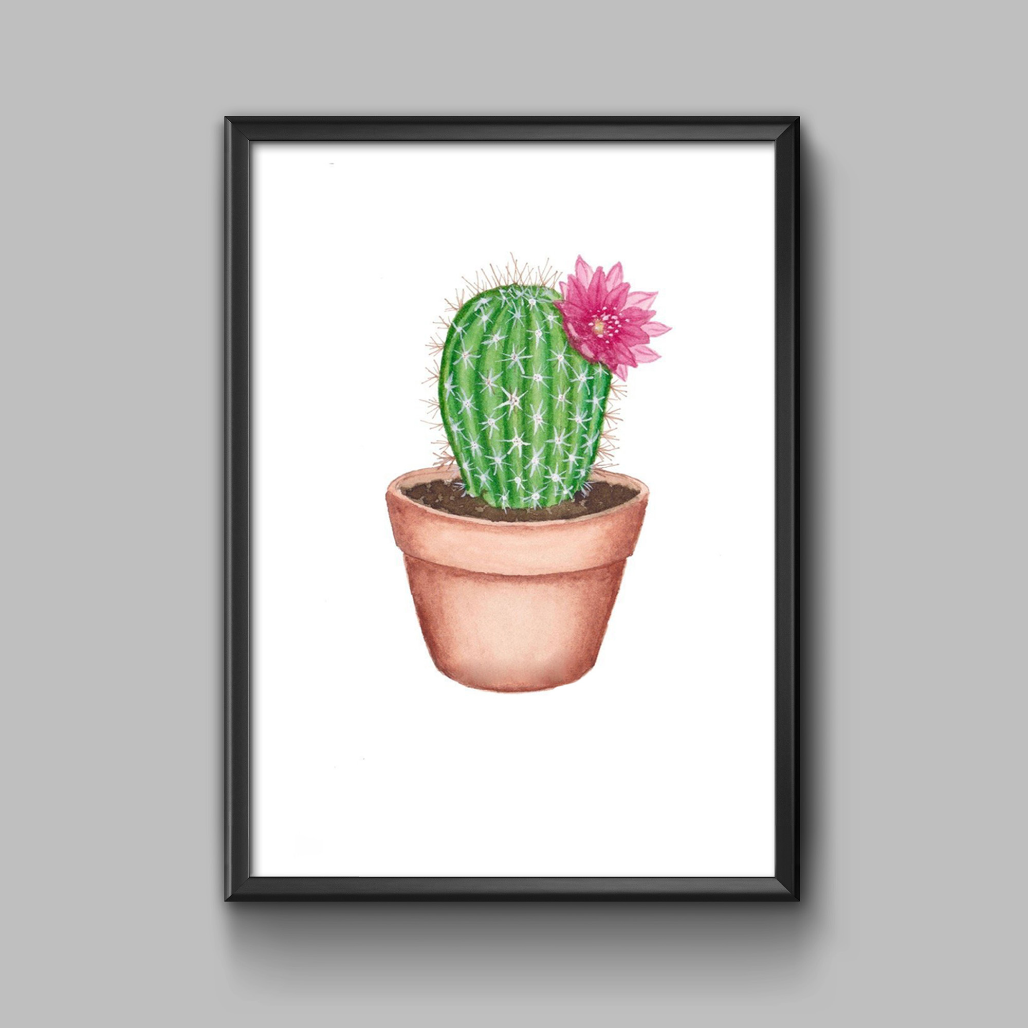 تابلو مدل دکوراتیو کاکتوس p0006