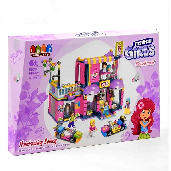 ساختنی جی دی ال تی مدل فروشگاه دخترانه کد9520