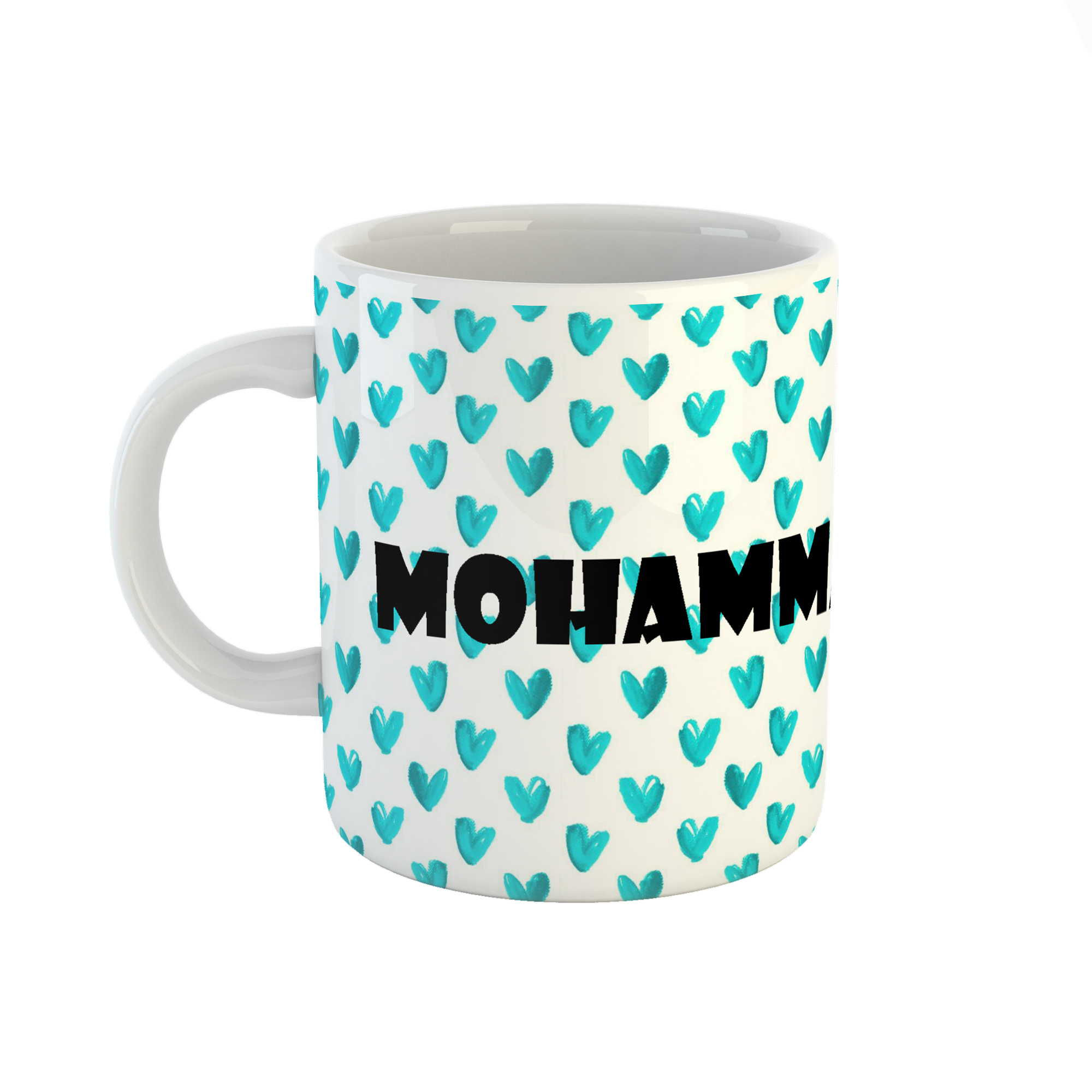 ماگ طرح اسم محمدمهدی مدل قلب کد 1326