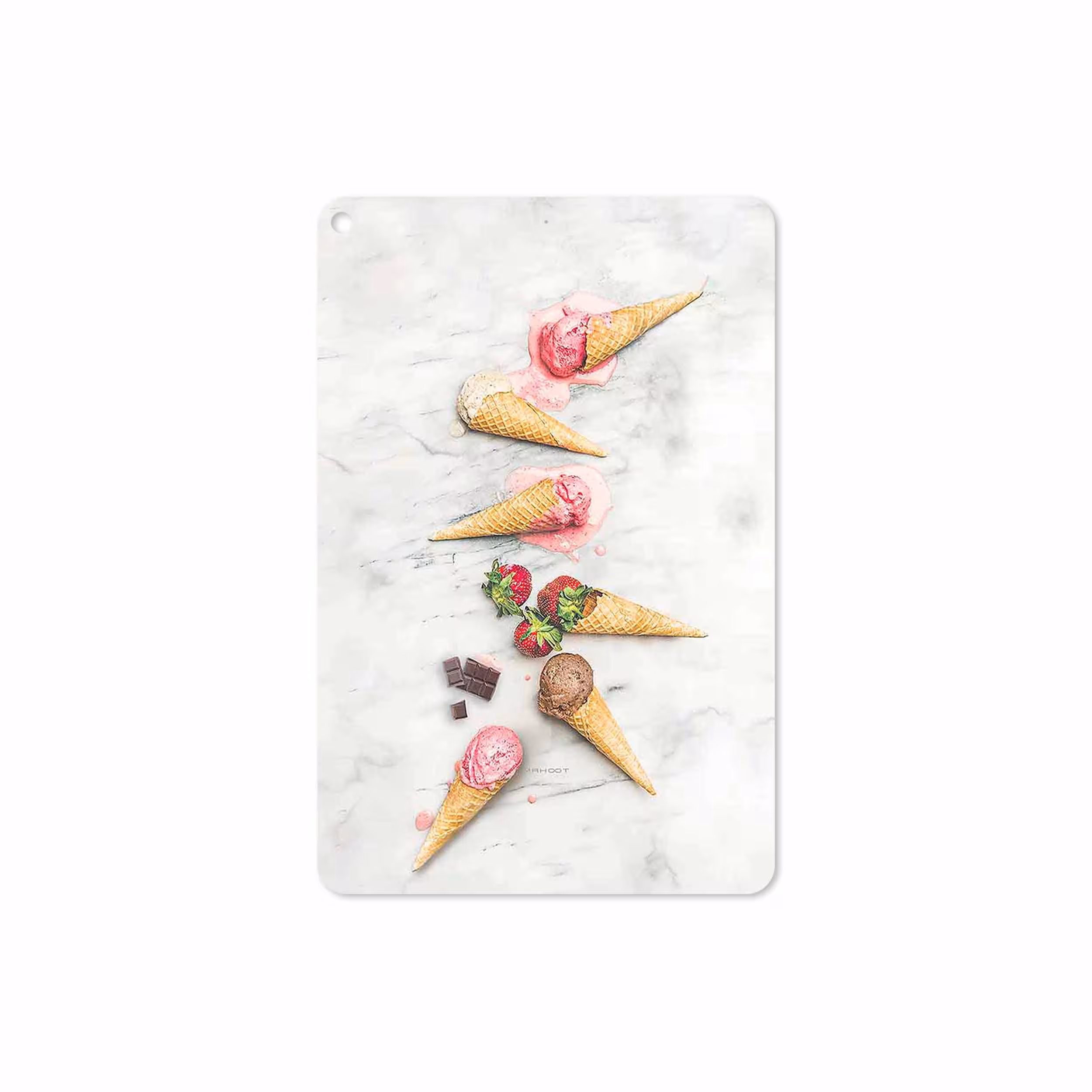 برچسب پوششی ماهوت مدل Funnel ice cream مناسب برای تبلت اپل iPad mini (GEN 5) 2019 A2126