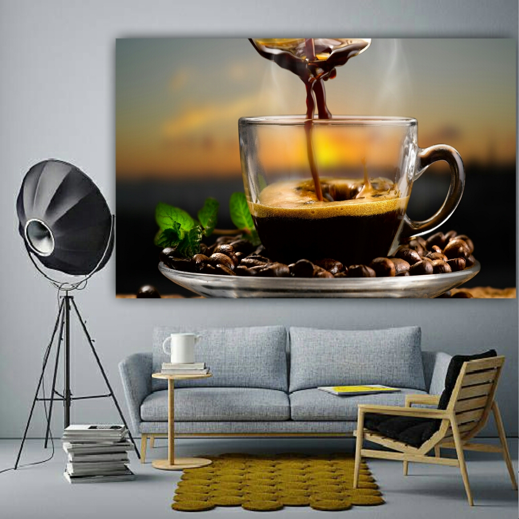 تابلو بوم مدل فنجان قهوه کد SDB652