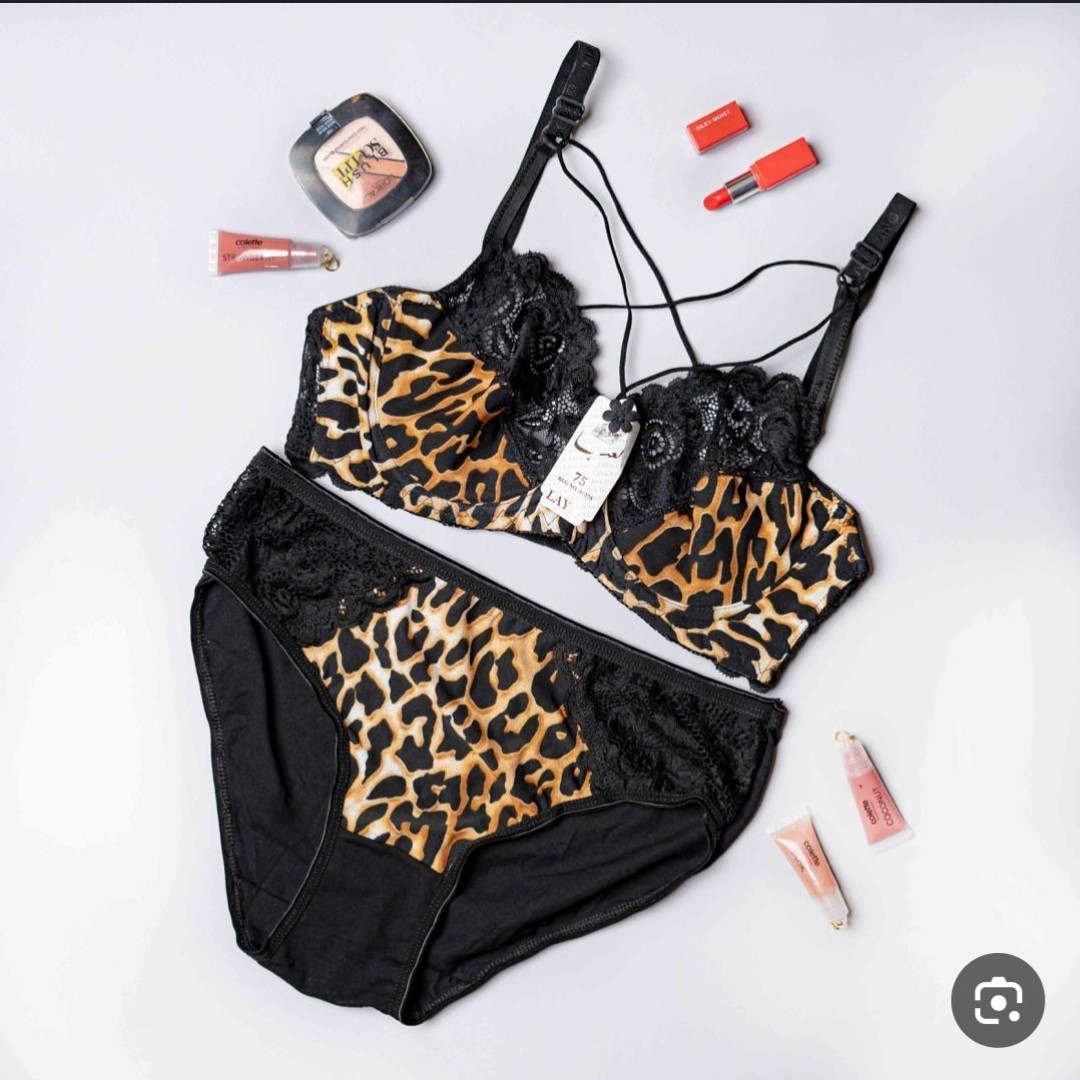 ست زیر فنردار نخی پلنگی