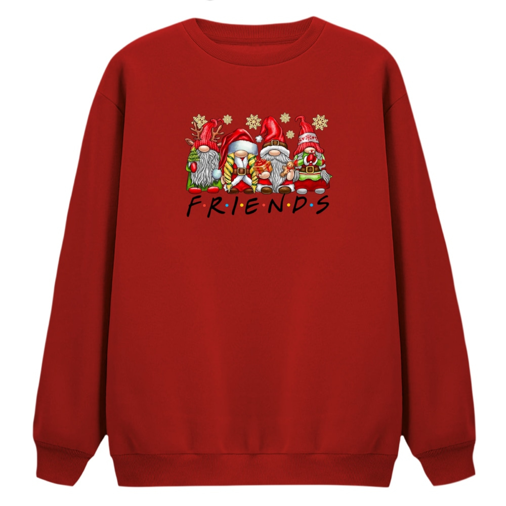 سویشرت زنانه مدل فرندز کریسمس