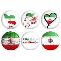 پیکسل خندالو مدل پرچم ایران کد 1211B مجموعه 6 عددی