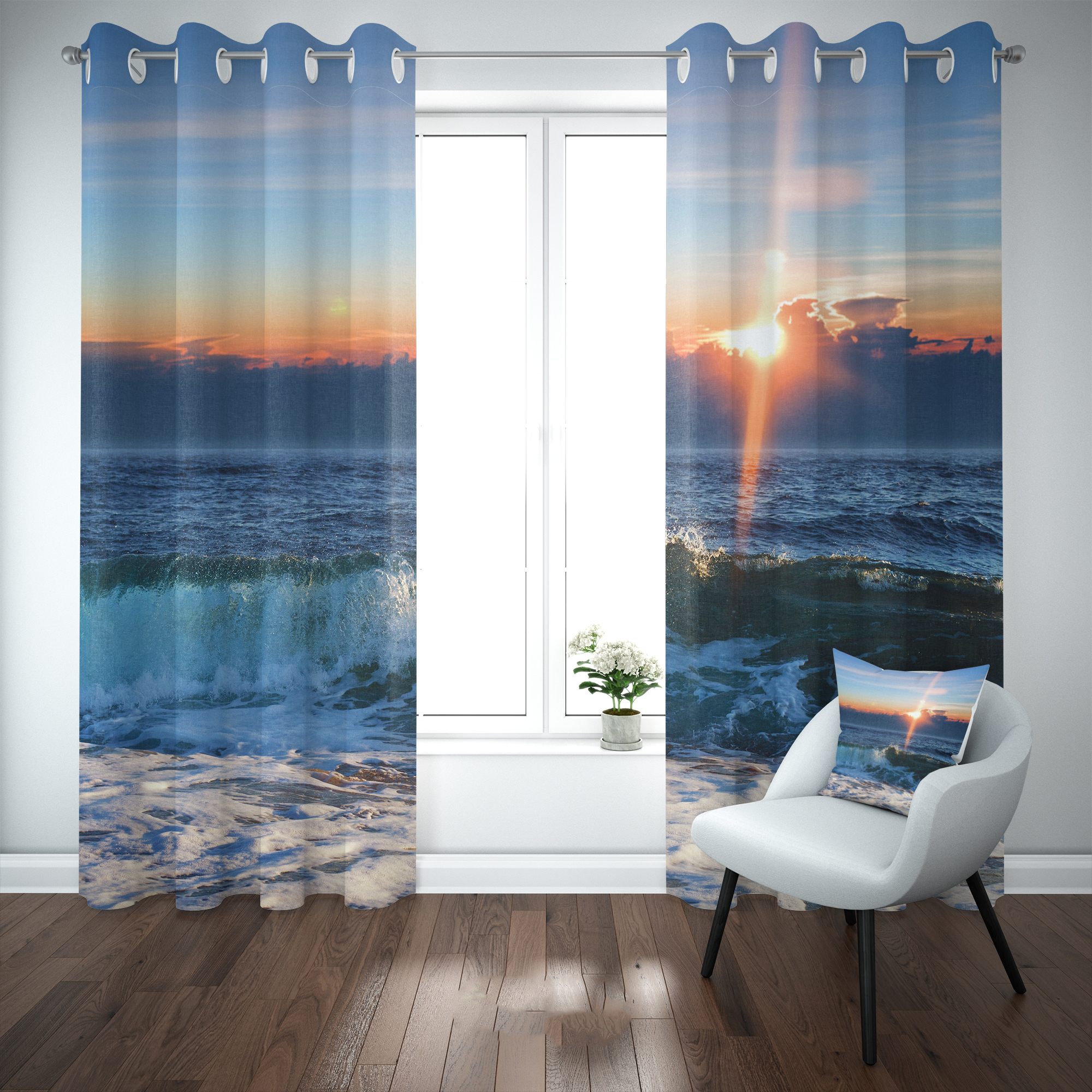 پرده مدل b2203 سایز 140×280 سانتی متر