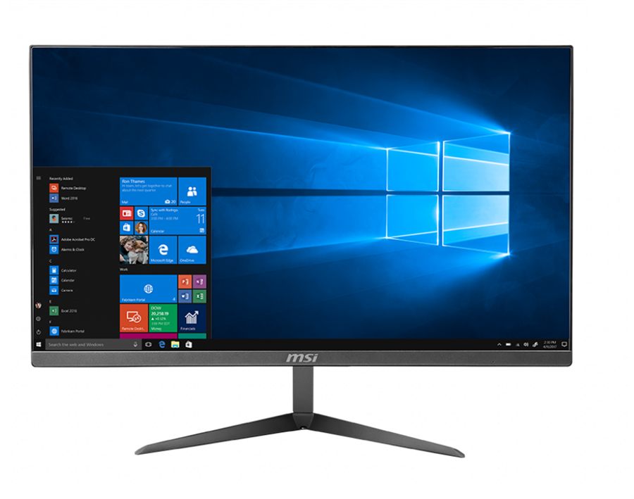 کامپیوتر All In One ام اس آی 24 اینچی مدل PRO 24X 10M پردازنده Core i3 رم 4GB حافظه 1TB گرافیک Intel