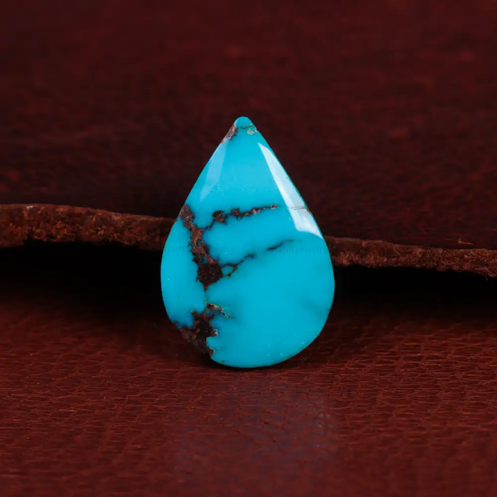 نگین فیروزه شجری کد 15373 - جواهری مشاهیر