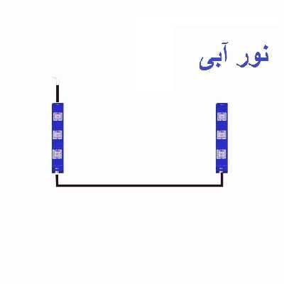 چراغ ایمنی زیر باک موتور سیکلت مدل AB