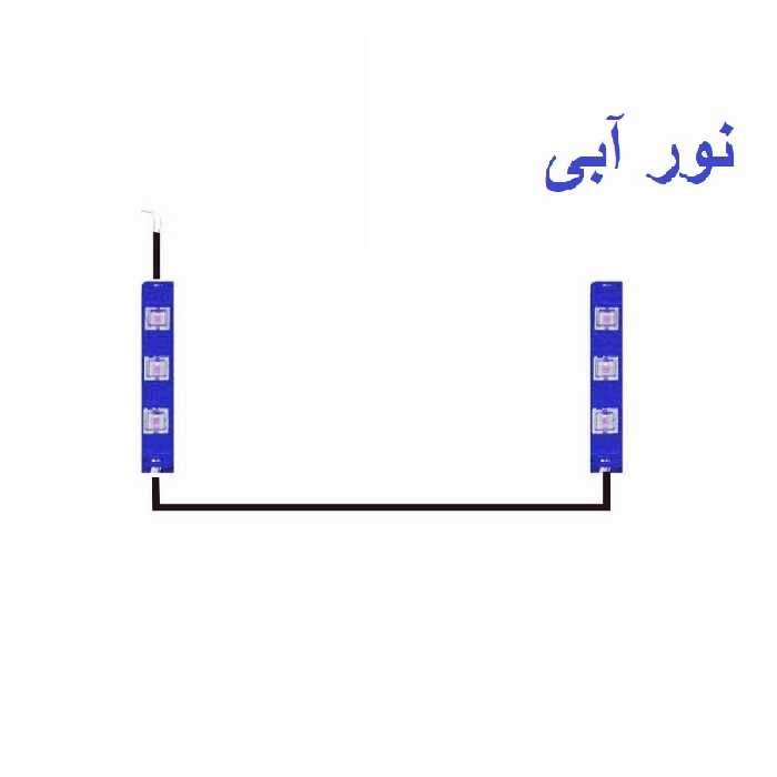 چراغ ایمنی زیر باک موتور سیکلت مدل AB