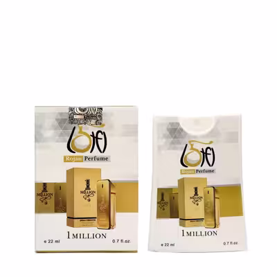 عطر جیبی مردانه روژان مدل وان میلیون حجم 22 میلی لیتر