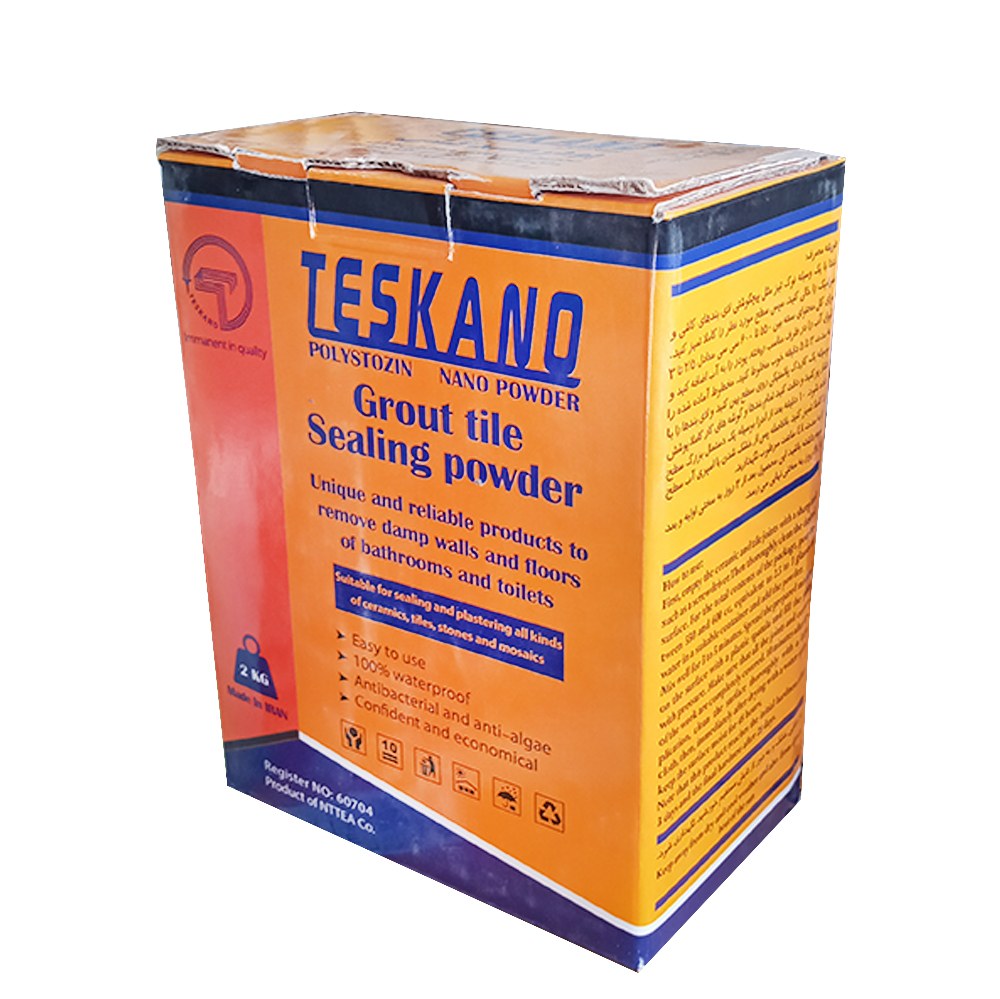 پودر بندکشی آب بند تسکانو کرم پودر نانو پلی استوزین TESKANO Grout Tile Sealing