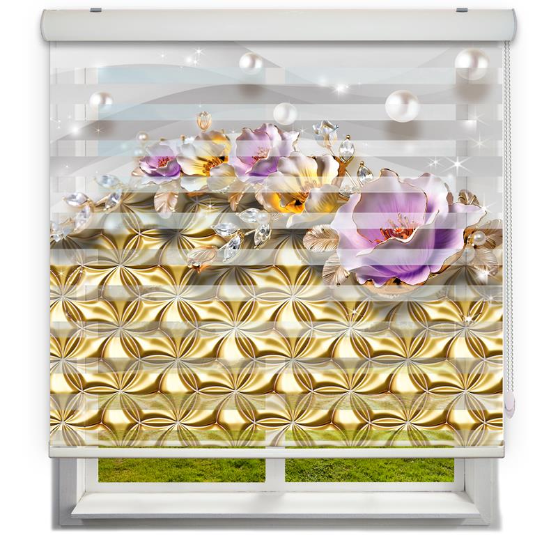  پرده زبرا مدل TD-116 سایز 150x150 سانتی متر