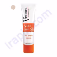 کرم ضدآفتاب پوست خشک و نرمال بژ طبیعی SPF50 ولفرا 40 میلی لیتر