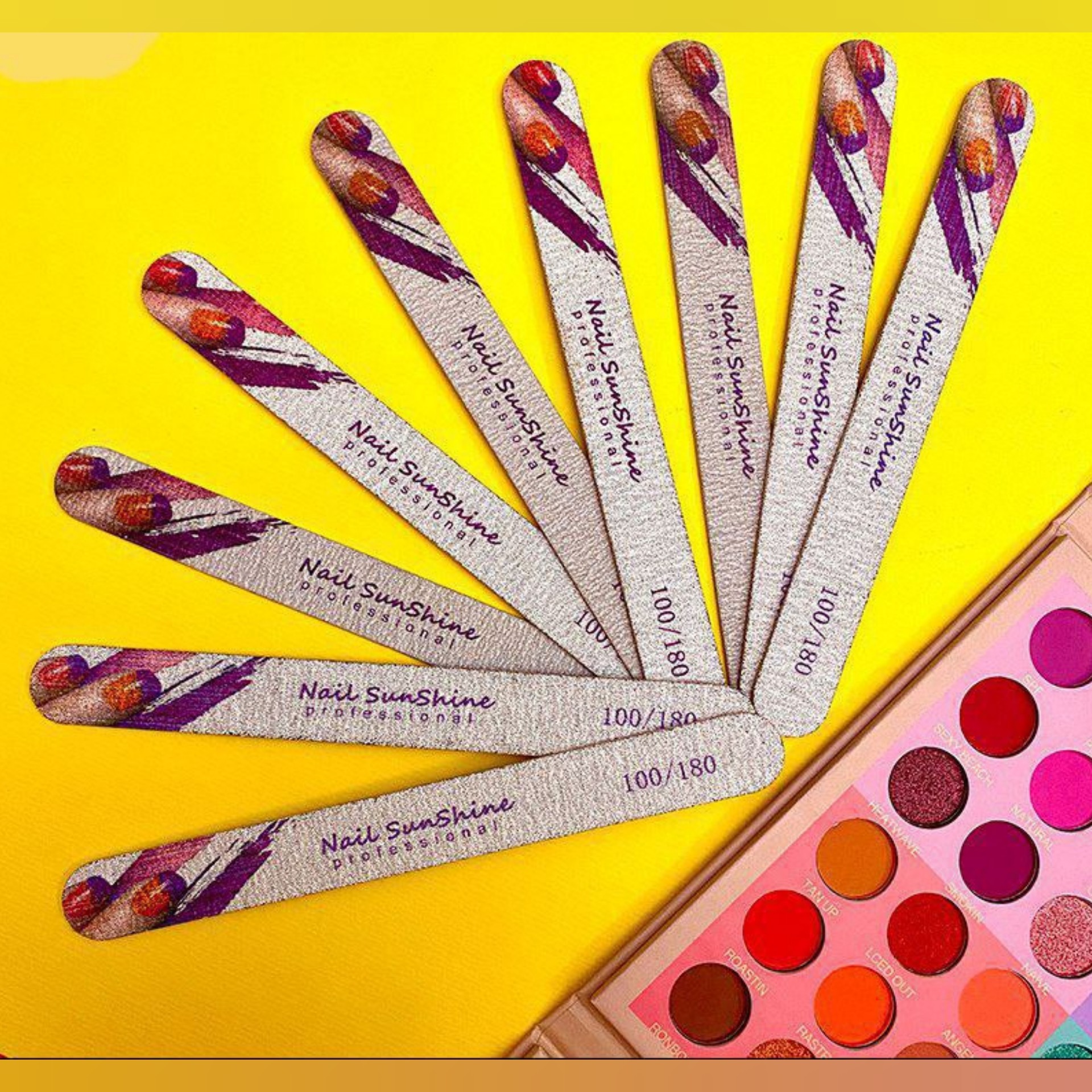 سوهان ناخن کاغذی دو طرفه 100در180 سوهان کاغذی 