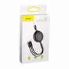 کابل تبدیل USB به لایتنینگ /USB-C/microUSB باسئوس مدل 3IN1 LITTLE OCTOPUS طول 1.2 متر