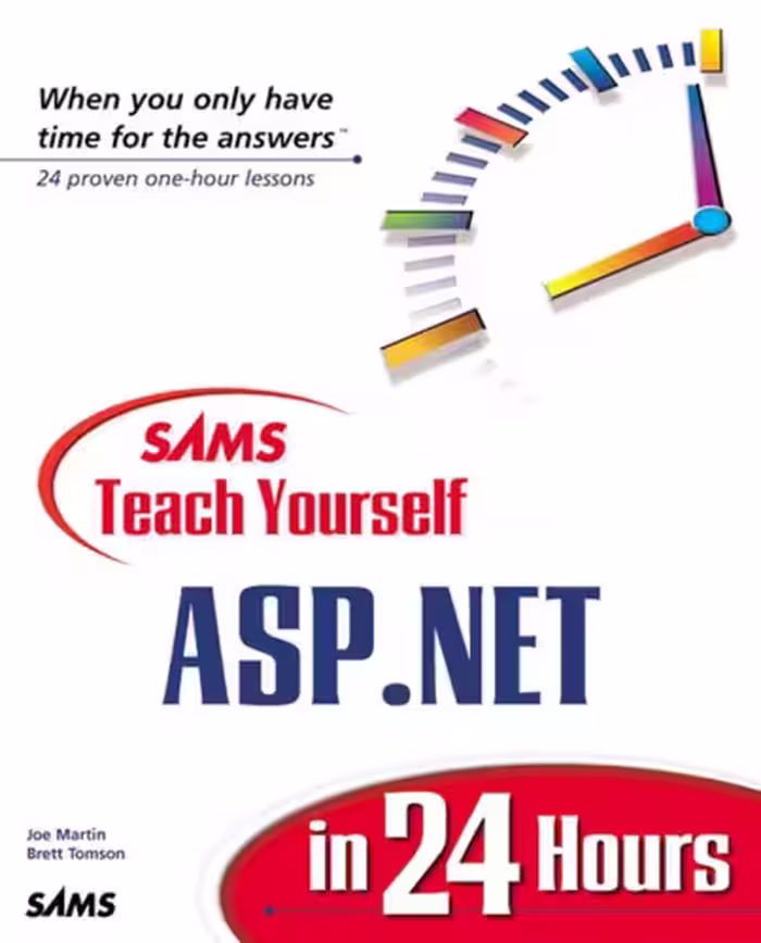 خرید و دانلود نسخه کامل کتاب Sams Teach Yourself ASP.NET in 24 Hours