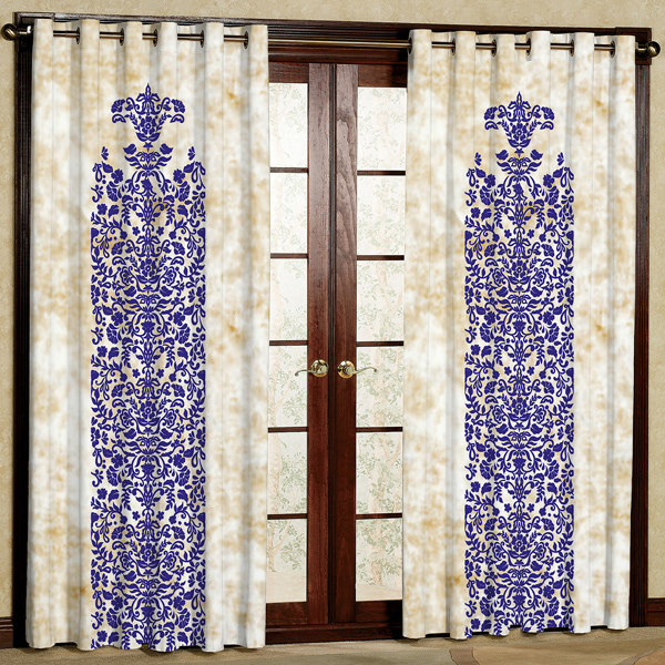 پرده مدل چاپی هازان پانچی کد 415 سایز 200x140 سانتی متر