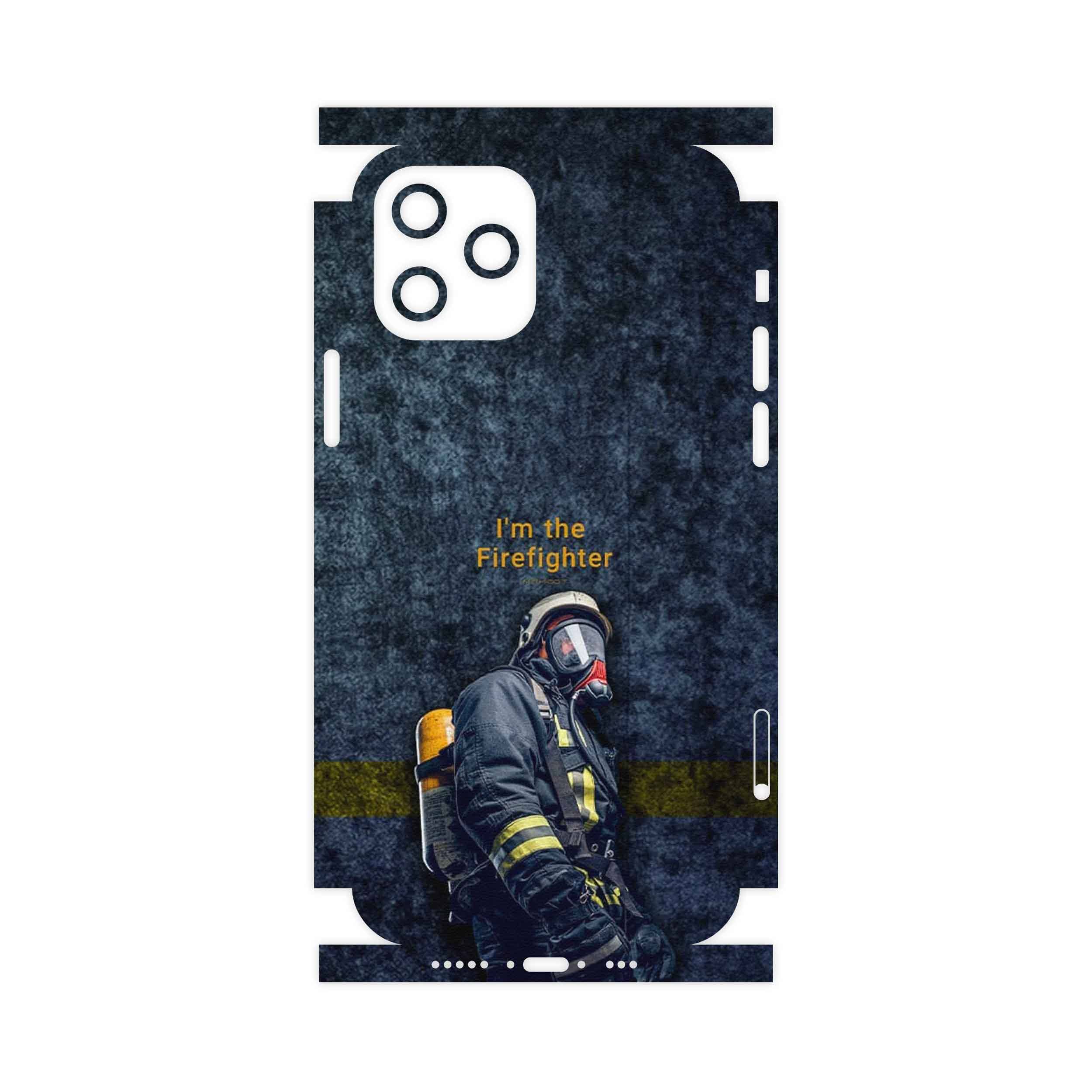 برچسب پوششی ماهوت مدل Firefighter-FullSkin مناسب برای گوشی موبایل اپل iPhone 12 Pro