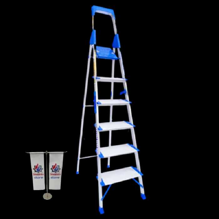 نردبان 6 پله هایلوکس آلوم پارس پله