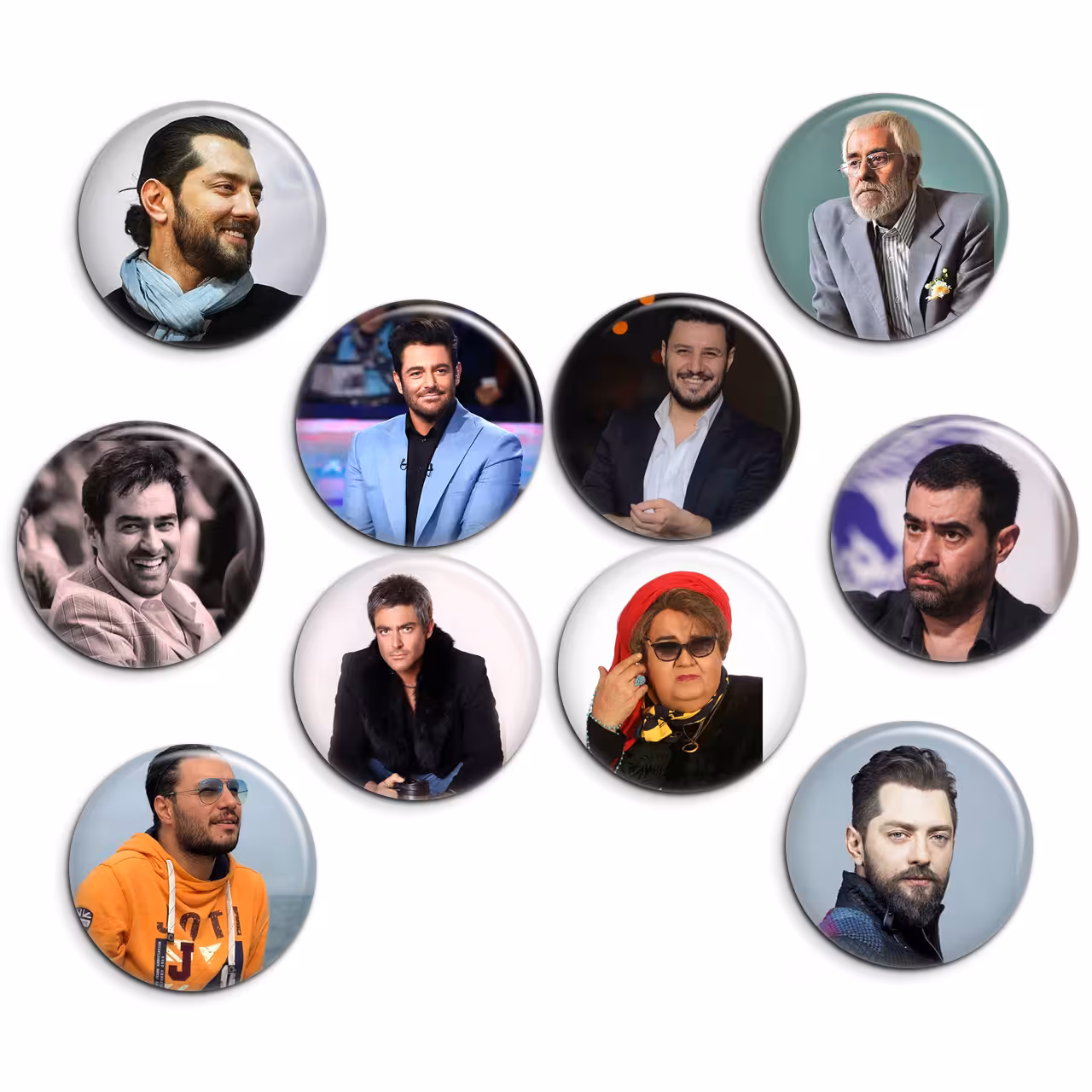 پیکسل پرمانه طرح بازیگران کد pm.133 مجموعه 10 عددی