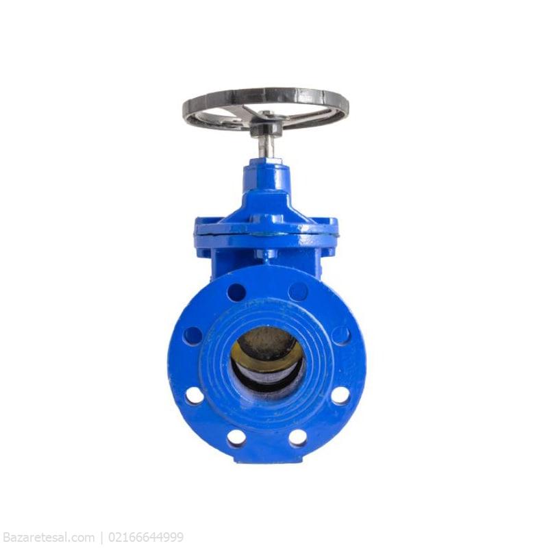 شیر کشویی چدنی زبانه فلزی 4 اینچ PN16 مهاب