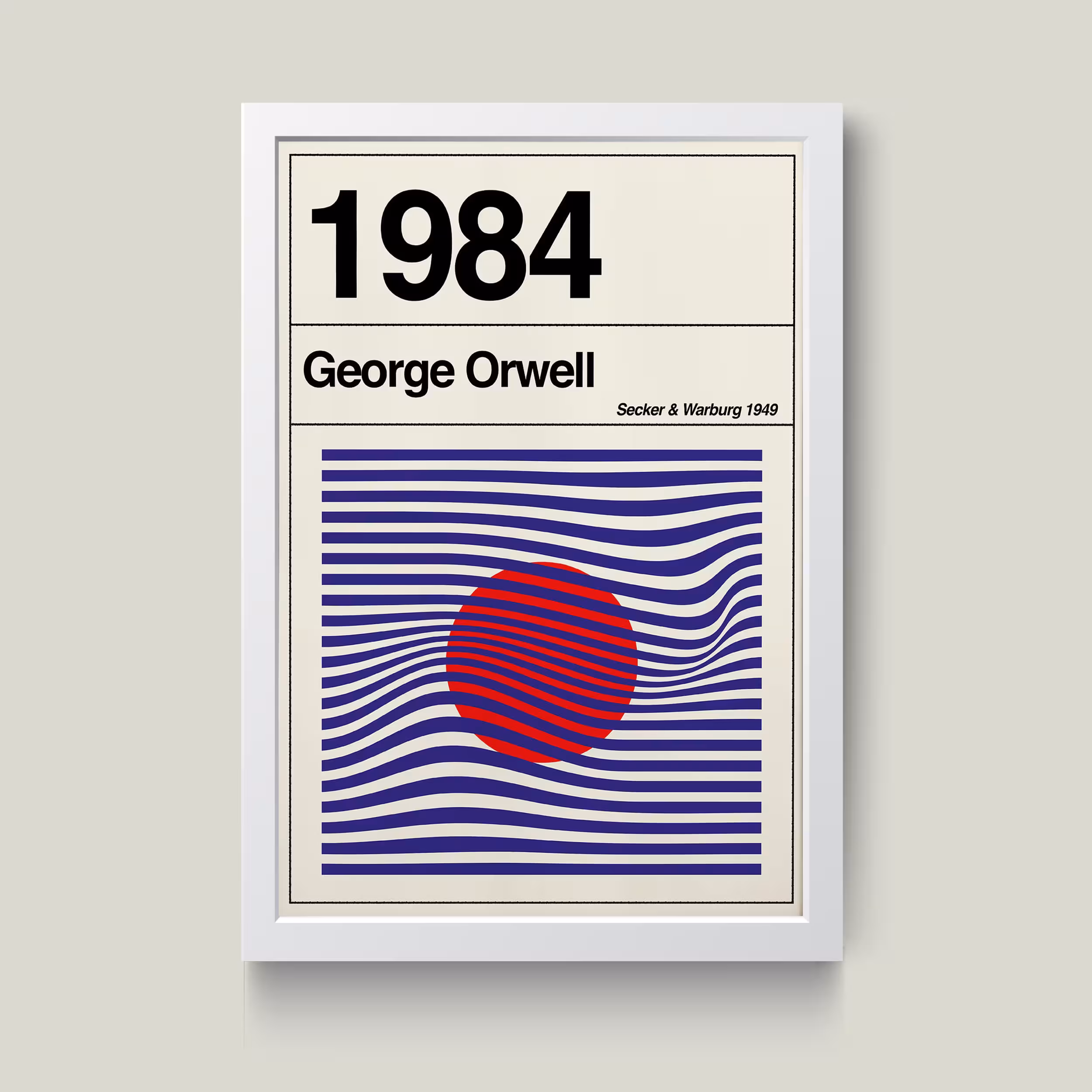 تابلو مدل 1984 Poster کدS1624-w