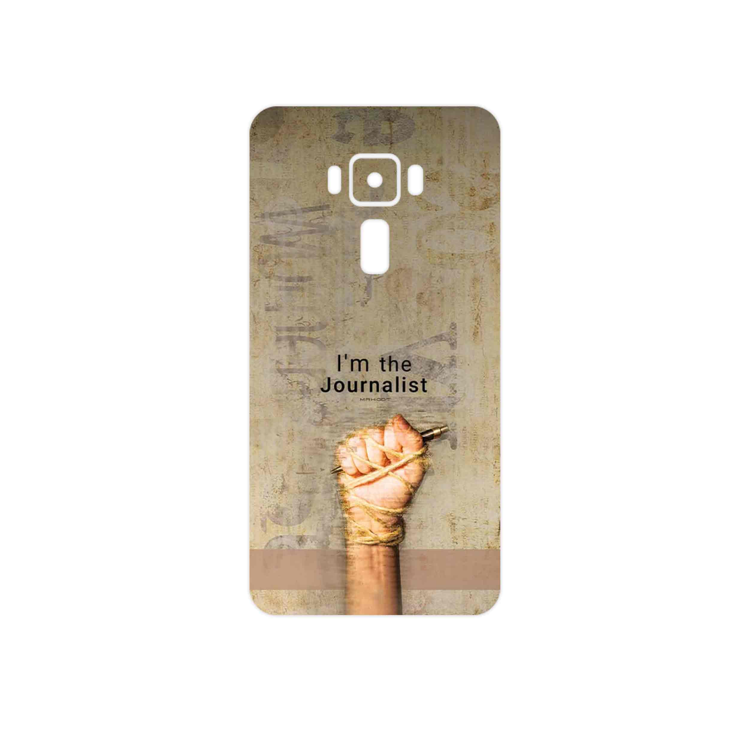برچسب پوششی ماهوت مدل Journalist مناسب برای گوشی موبایل ایسوس Zenfone 3 Laser ZC551KL