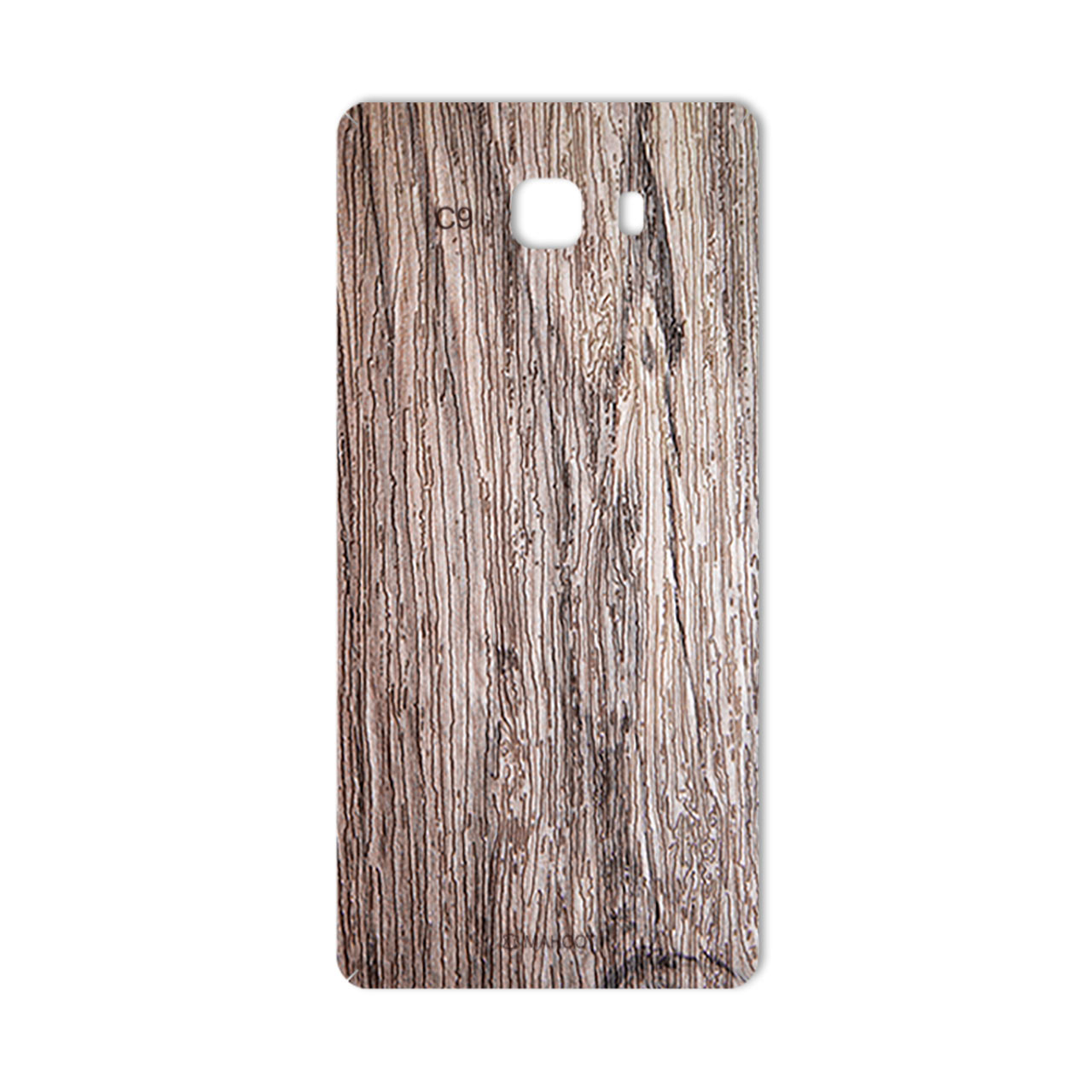 برچسب پوششی ماهوت طرح Walnut-Texture مناسب برای گوشی موبایل سامسونگ Galaxy C9 Pro