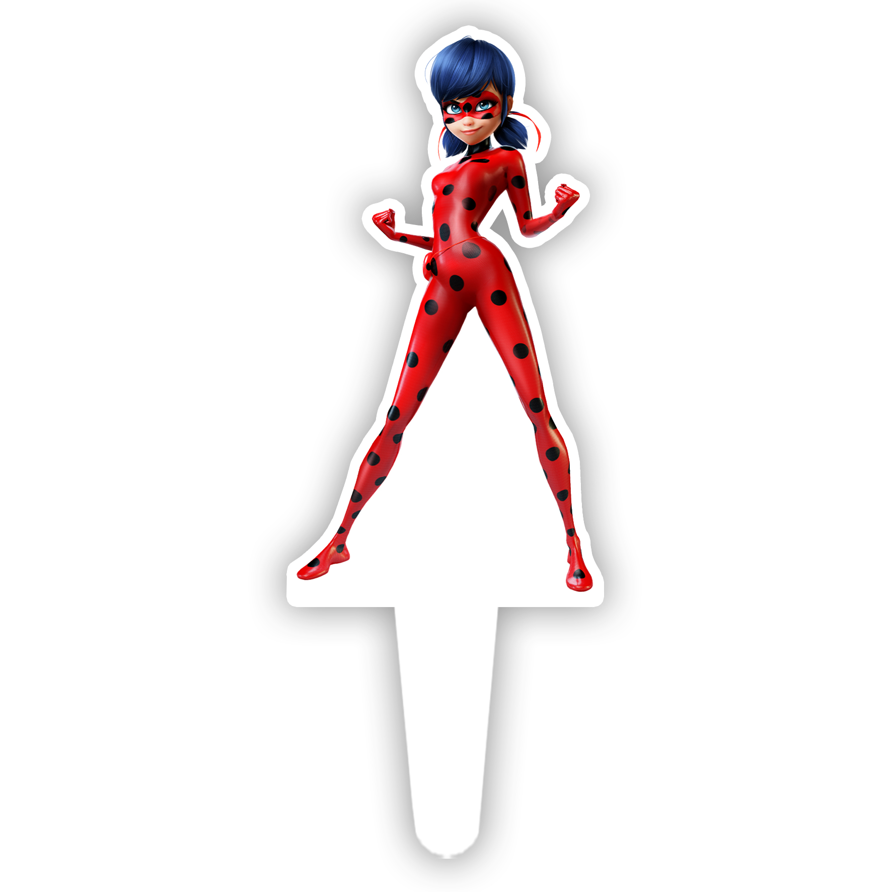  تاپر کیک طرح دختر کفشدوزکی کد R145