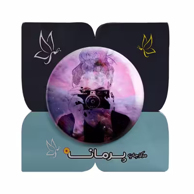 پیکسل پرمانه طرح دختر عکاس کد pm.5211 