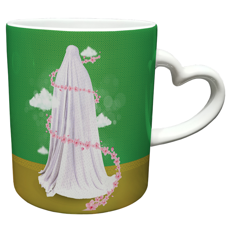 ماگ مدل دسته قلبی طرح روز مادر کد 36