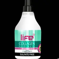 ماسک موی بدون سولفات 500 میل داخل حمام  Life کلاژن پمپی