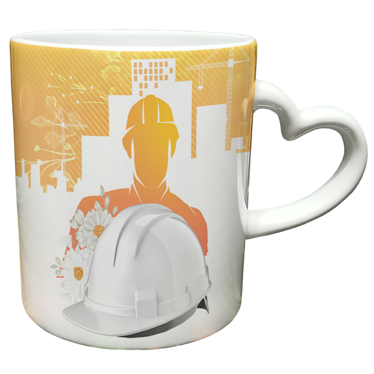 ماگ مدل دسته قلبی طرح مهندس کد 25