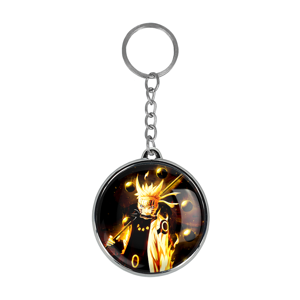 جاکلیدی خندالو طرح هاتاکه کاکاشی و ناروتو و ساسکه انیمه ناروتو مدل دوطرفه کد 1125511260