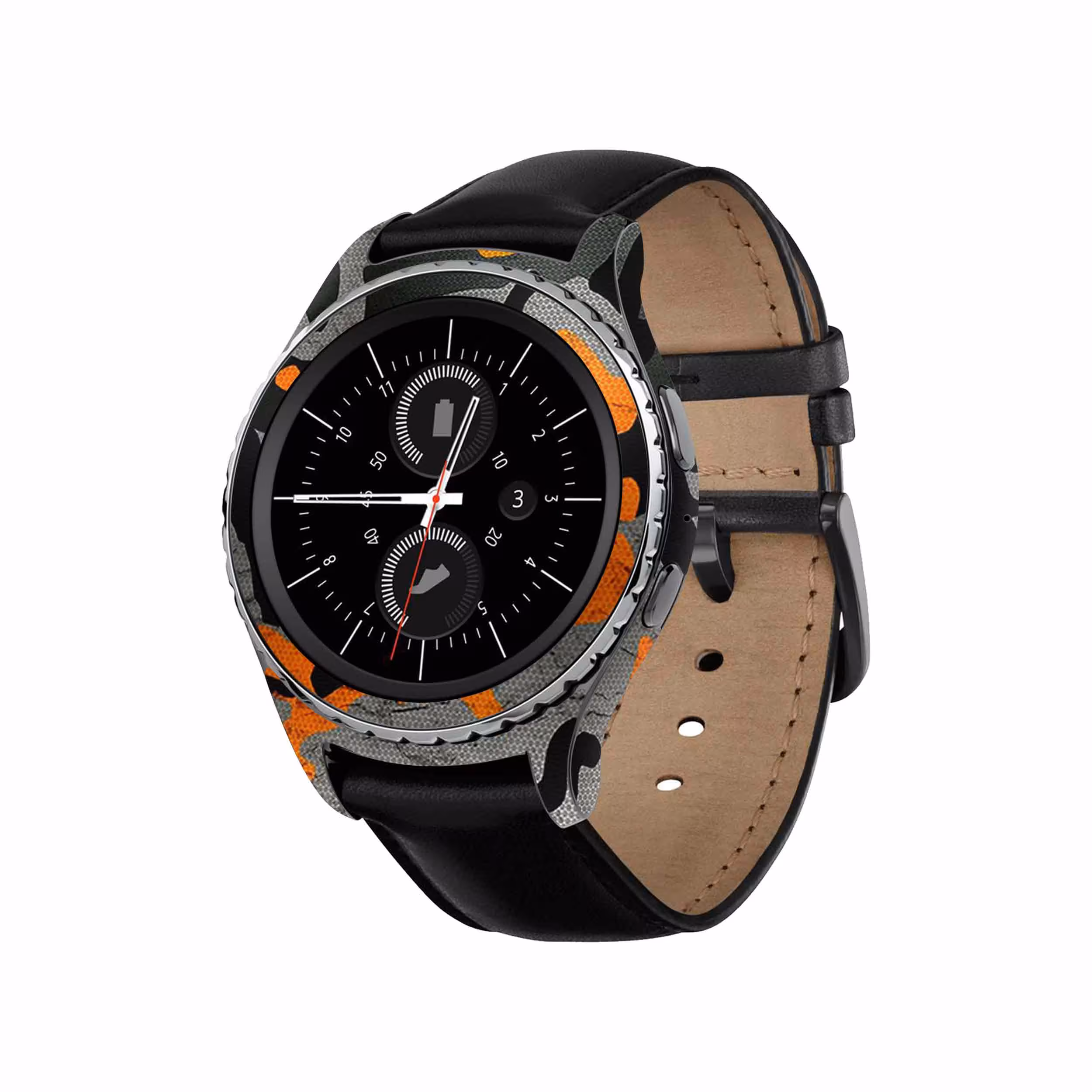 برچسب ماهوت طرح Army_Autumn مناسب برای ساعت هوشمند سامسونگ Galaxy Gear S2 Classic