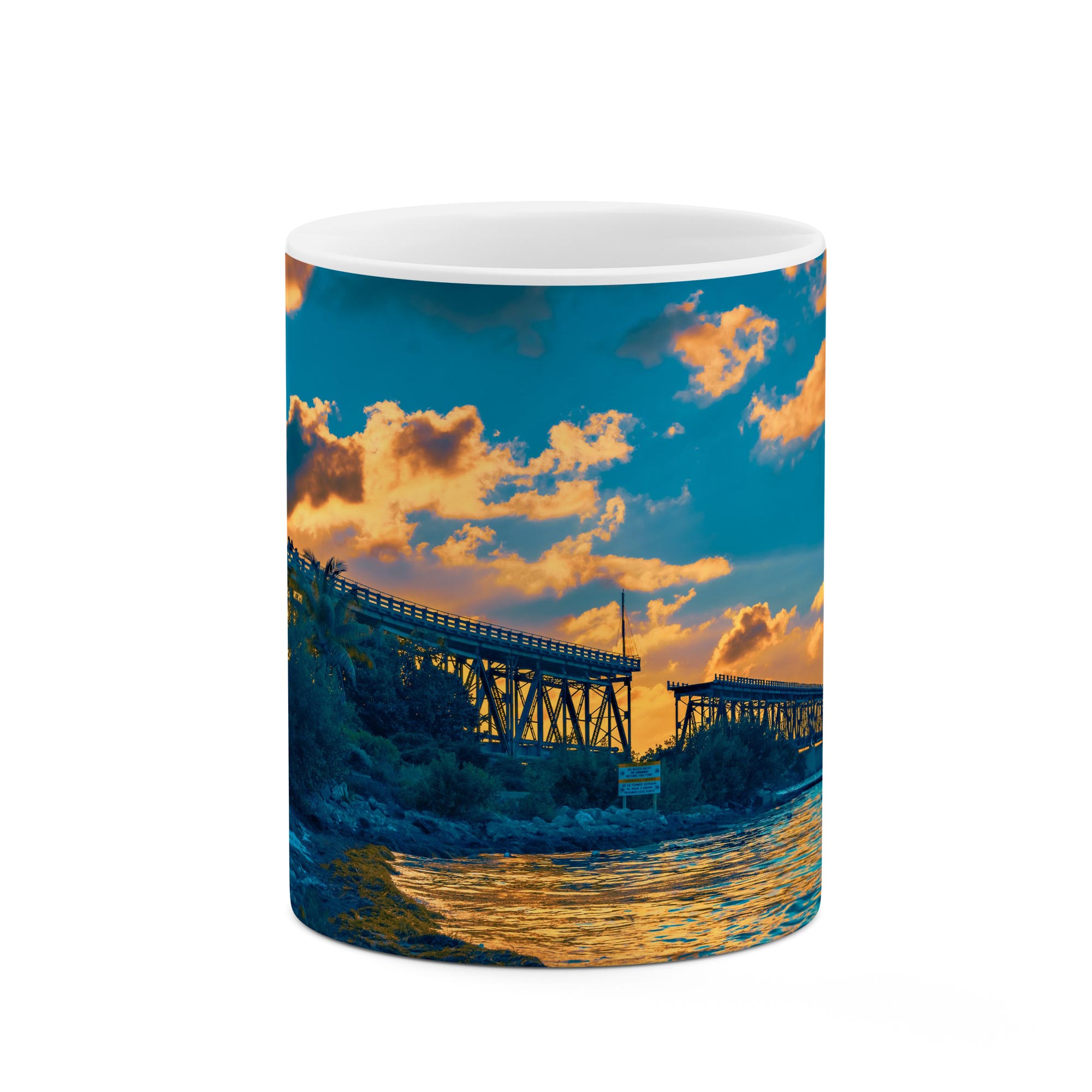 ماگ طرح پل شکسته مدل mgp02089