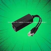 اسپلیتر PoE دوربین مداربسته انتقال دیتا با سرعت 10/100 و تامین برق 12 ولت 1 آمپر اچ ار یو ای HR-AF-PD12D (جعبه باز) | گاردریل