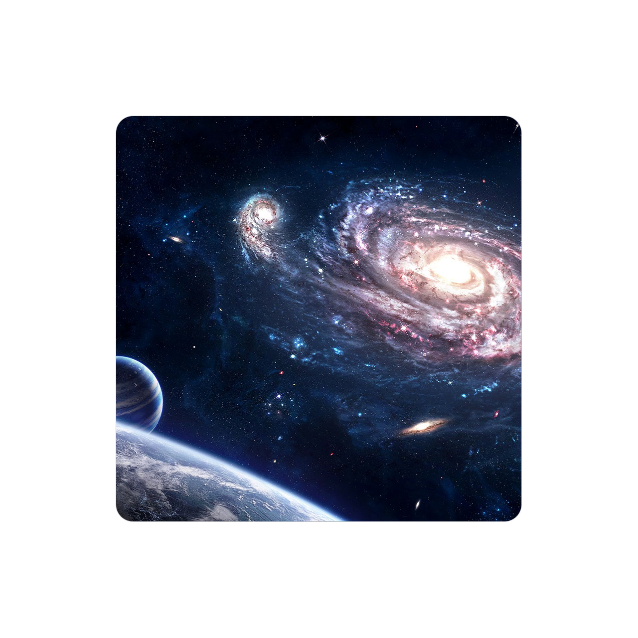 زیر لیوانی طرح گلکسی مدل MC1093