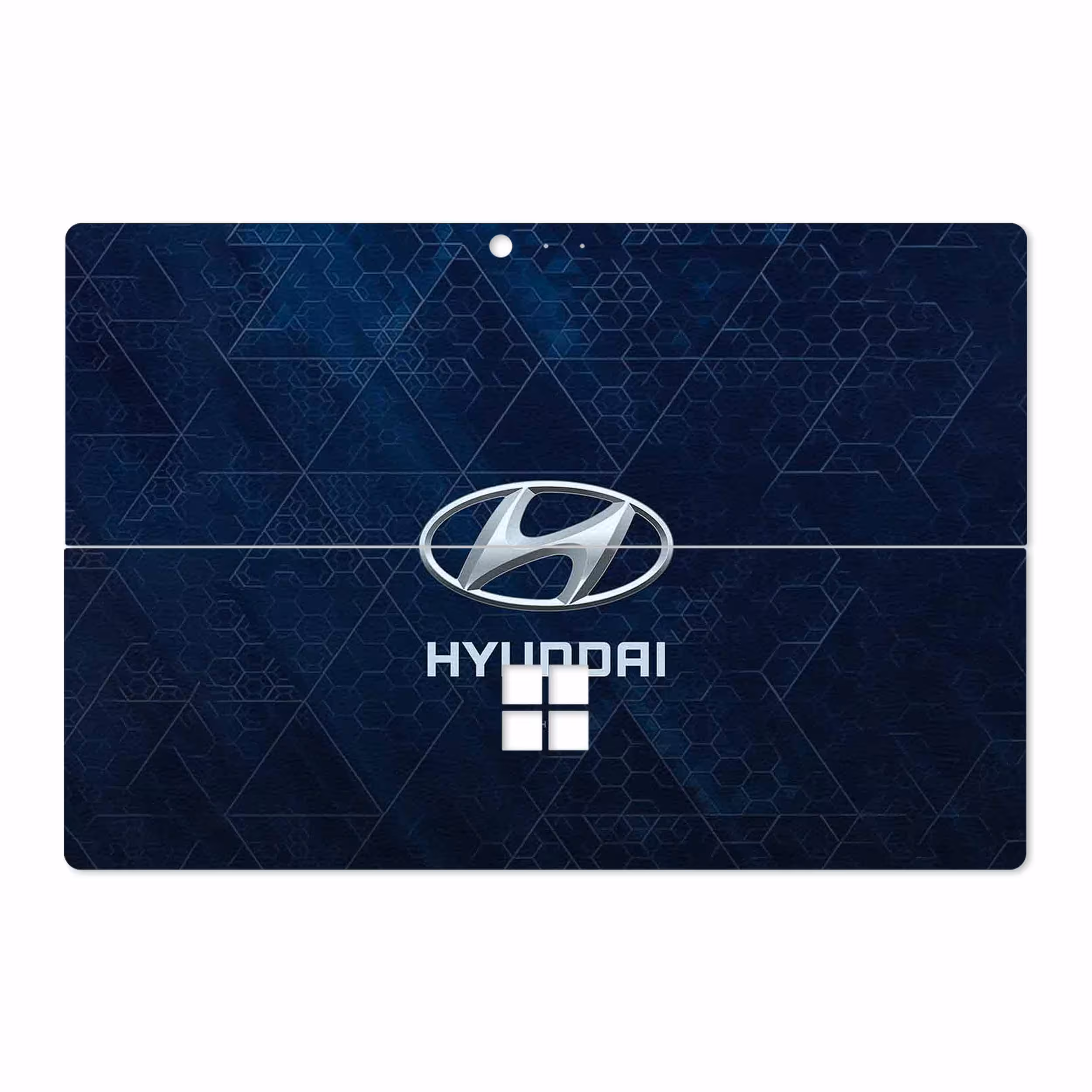 برچسب پوششی ماهوت مدل Hyundai-Logo مناسب برای تبلت مایکروسافت Surface Pro 4 2015