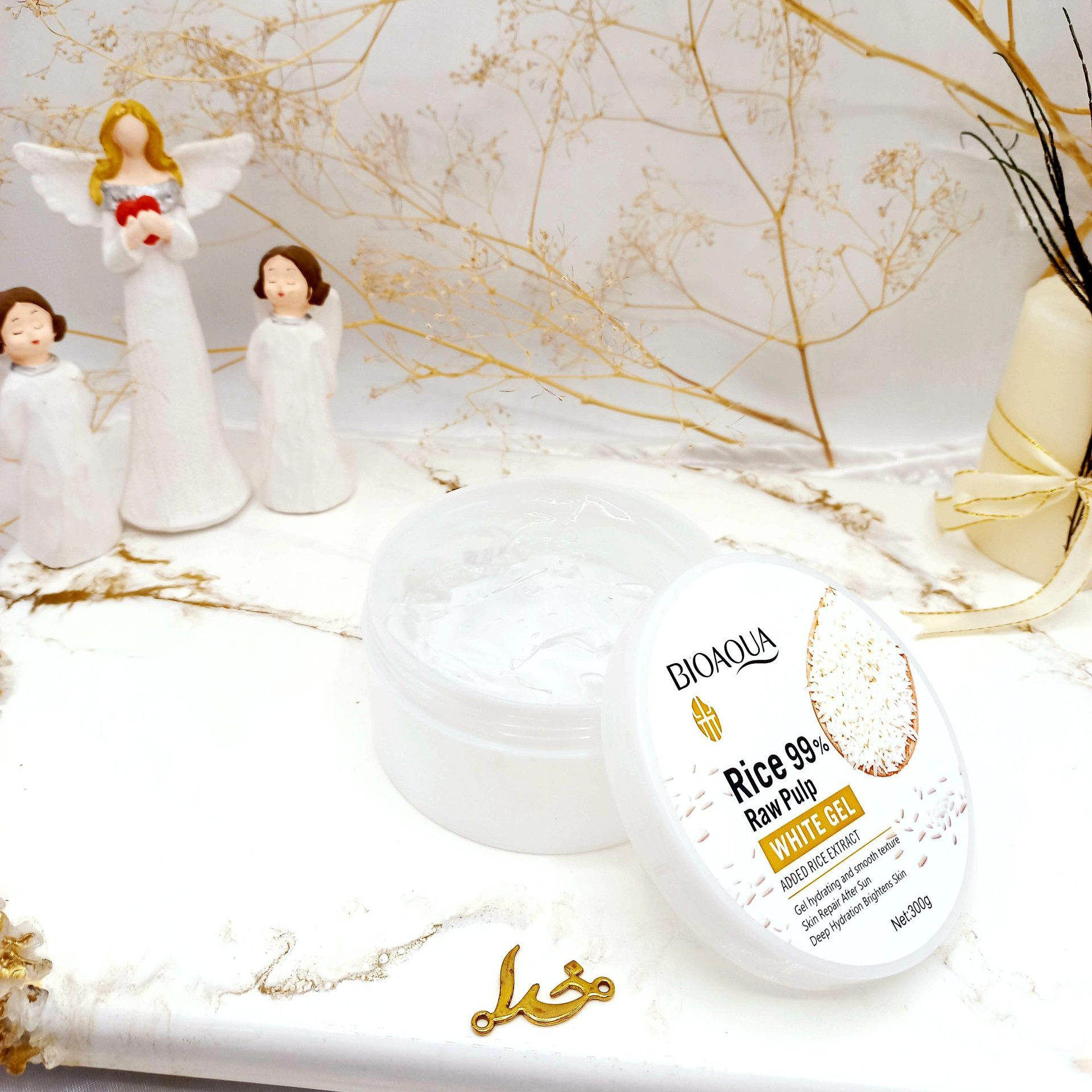 ژل روشن کننده قوی برنج خام 99درصد بیواکوا