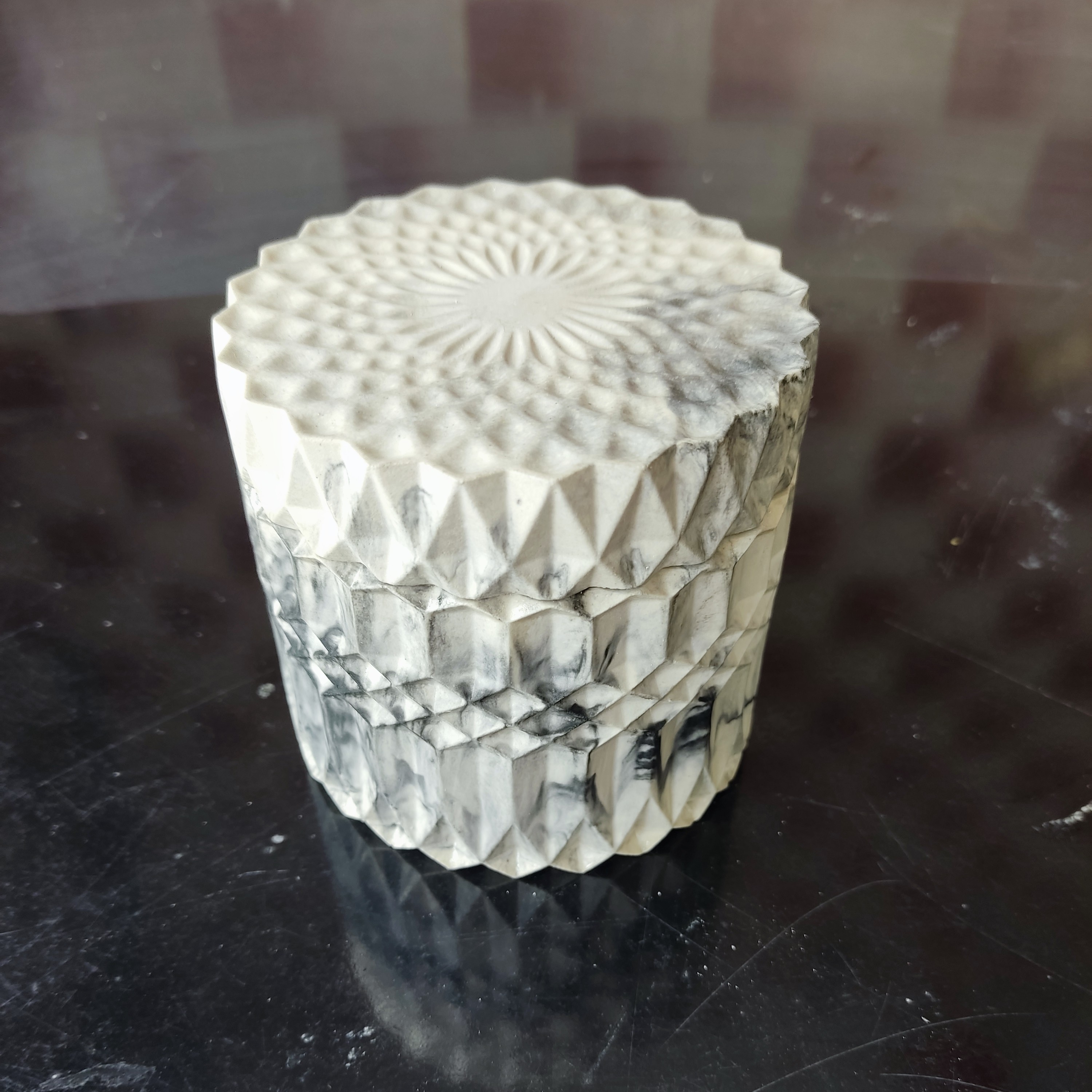 اکسسوری سنگ مصنوعی،بانکه درب دار،قندون ،جاجواهری،ظرف تنقلات