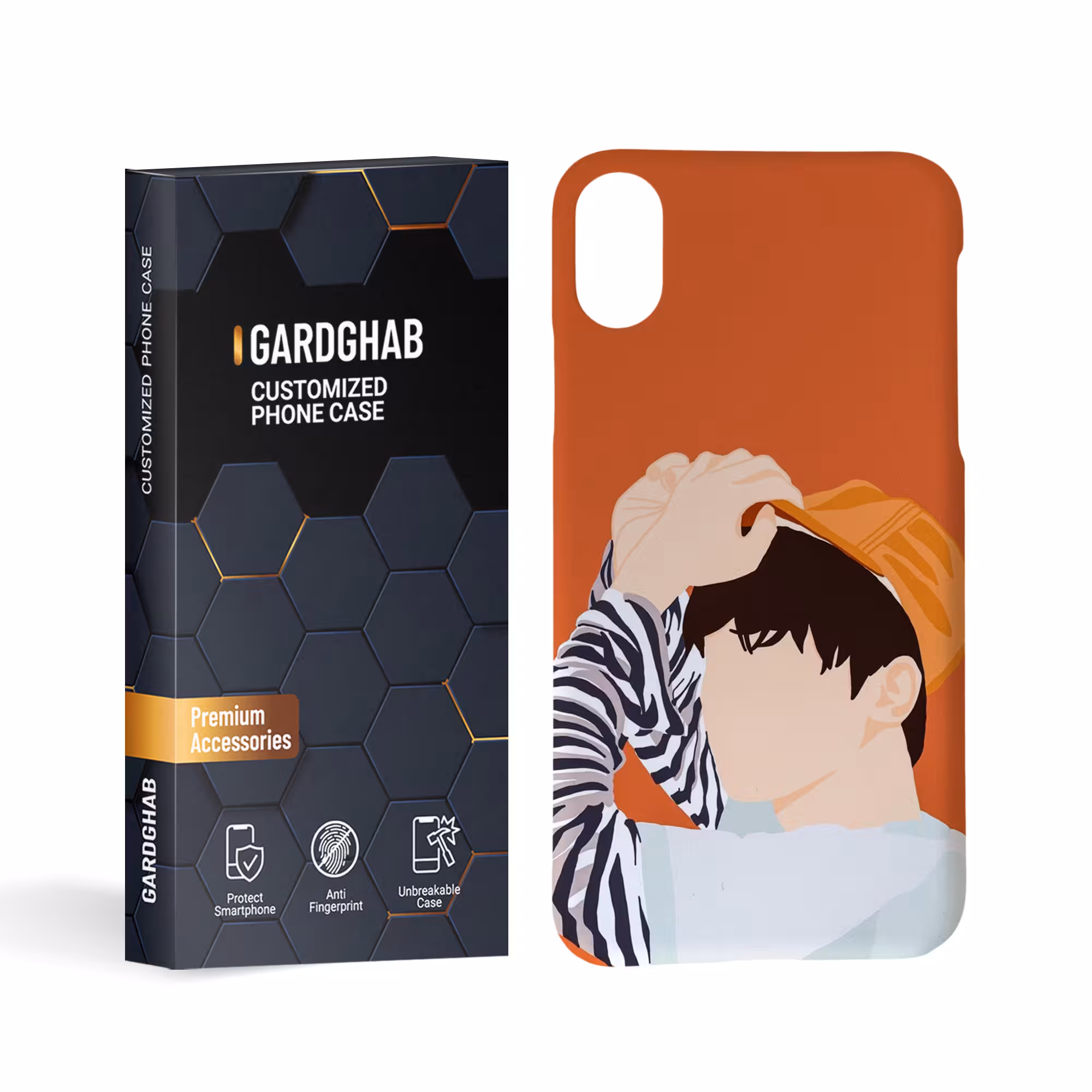 کاور گارد قاب مدل پسرانه مناسب برای گوشی موبایل اپل iphone x xs