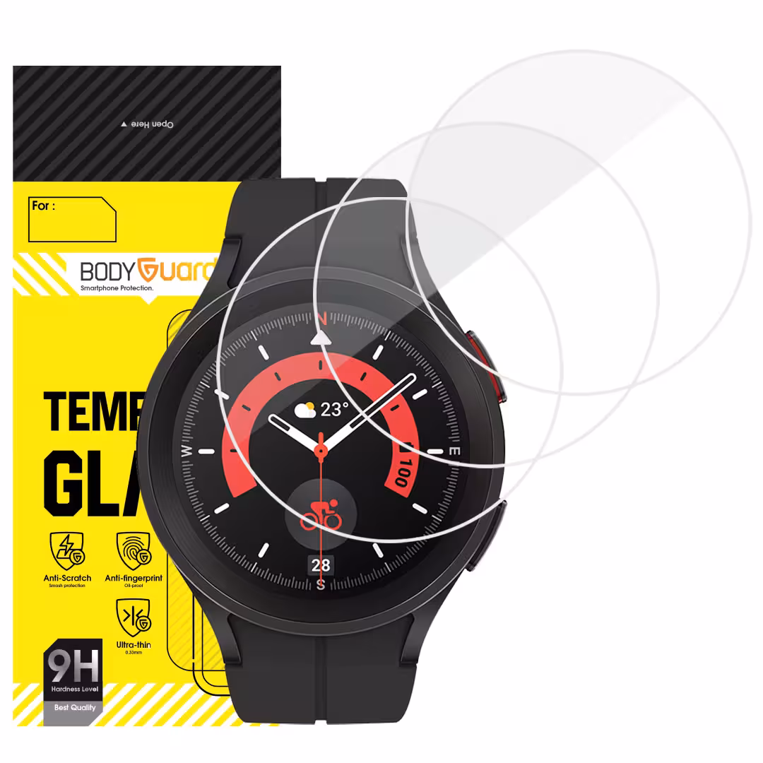 محافظ صفحه نمایش بادیگارد مدل GW مناسب برای ساعت هوشمند سامسونگ Watch 5 Pro 45mm R920 بسته 3 عددی