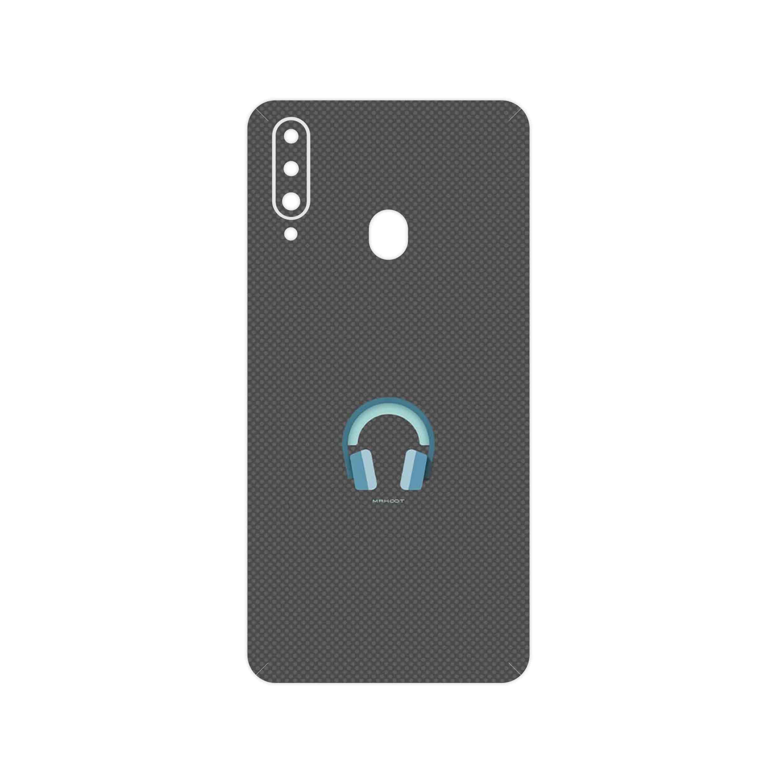 برچسب پوششی ماهوت مدل Minimal Headphone Icon مناسب برای گوشی موبایل سامسونگ Galaxy A20s