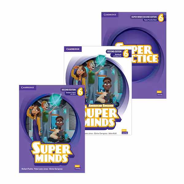 کتاب سوپرمایندز 6 ویرایش دوم (3جلدی) | Super Minds 6 2nd Edition | خرید کتاب زبان | خرید لوازم التحریر | چی کتاب | بالاترین تخفیف و ارسال رایگان