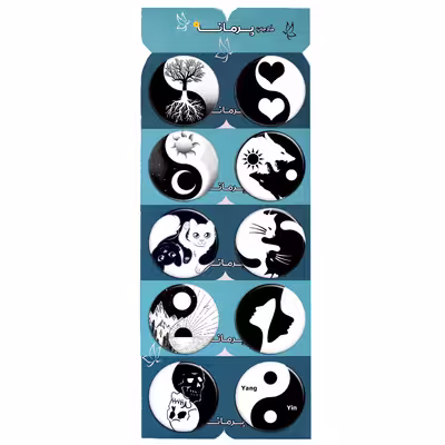 پیکسل پرمانه طرح یین یانگ کد pmg.74 مجموعه 10 عددی