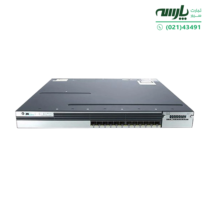 سوئیچ شبکه سیسکو 12 پورت WS-C3750X-12S-S