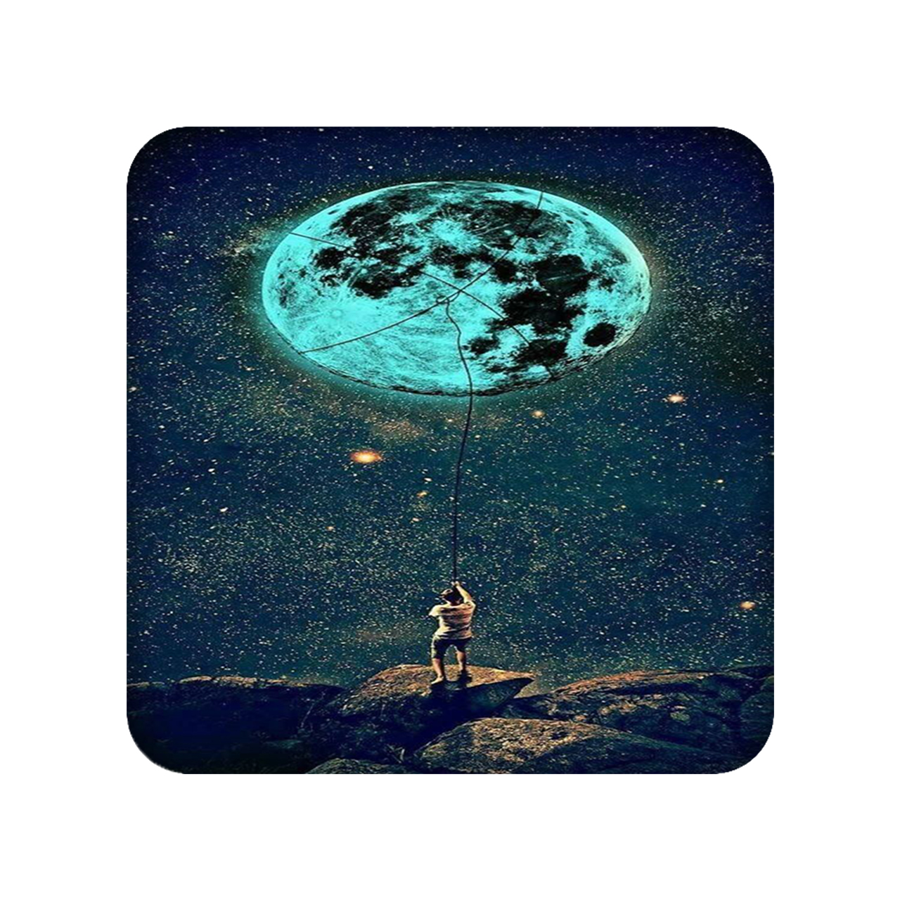 زیرلیوانی مدل فضانورد کد 1655