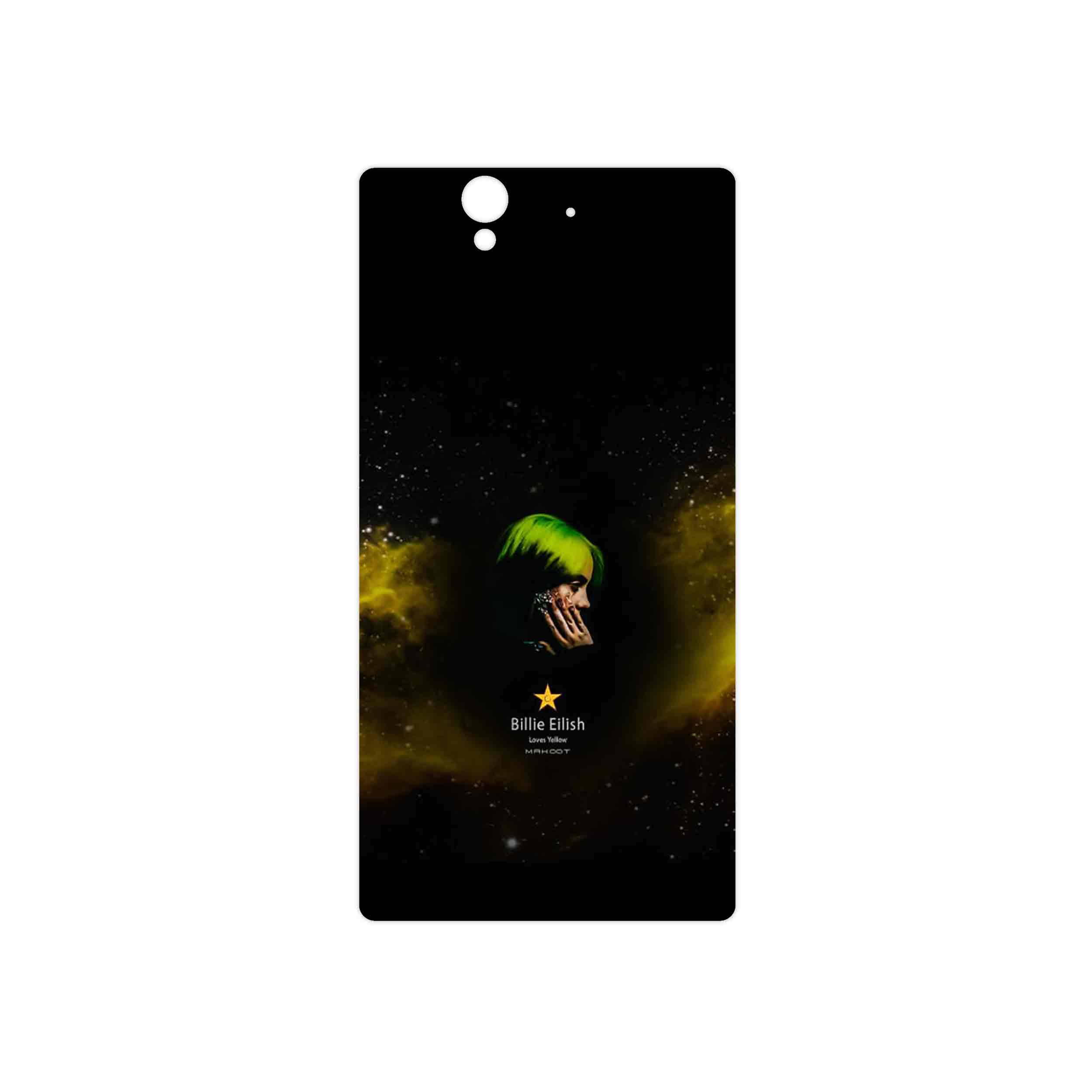 برچسب پوششی ماهوت مدل Billie Eilish مناسب برای گوشی موبایل سونی Xperia Z