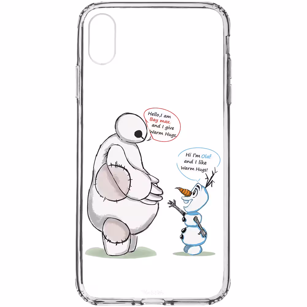 کاور طرح Olaf &amp; Baymax مناسب برای گوشی موبایل اپل iPhone X Max 